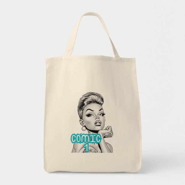 1950's vixen tote bag (Front)