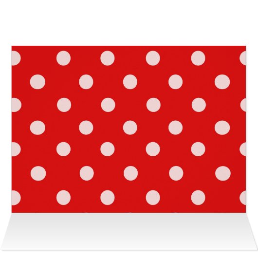 1950s Woman with a Sign Place Card (Inside Horizontal (Top))