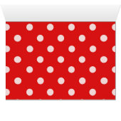 1950s Woman with a Sign Place Card (Inside Horizontal (Bottom))