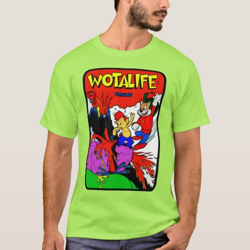 1950s Wotalife Comics T_Shirt