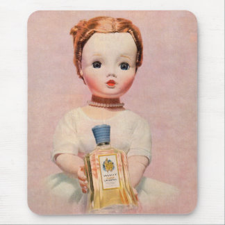 1950s Yardley ad with Madame Alexander doll Mouse Pad