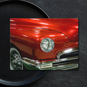 1951 Antique Classic Lincoln Coupe Show Car Postcard