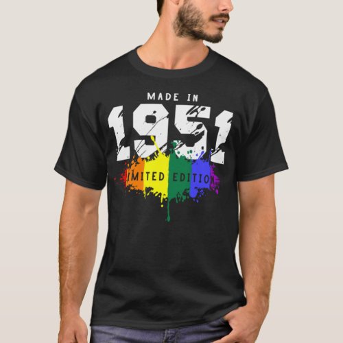 1951 Birthday Gay LGBT  T_Shirt