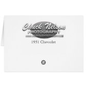 1951 CHEVROLET CARDS (Back Horizontal)