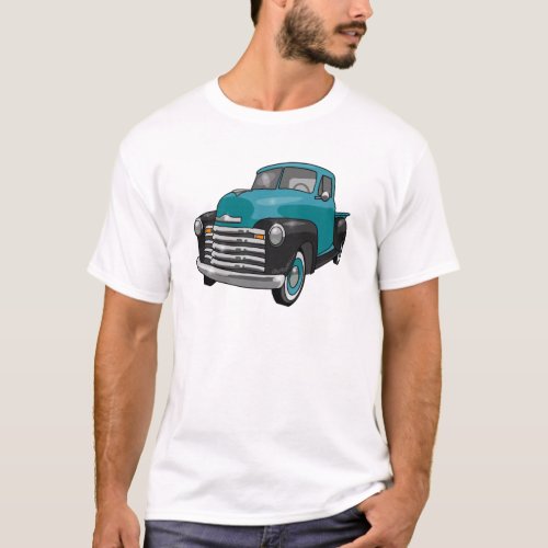 1951 Chevrolet Stepside Pickup Truck T_Shirt