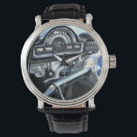 1951 Classic Car Dashboard Watch<br><div class="desc">This dashboard from a former make & model vehicle features those classic one of a kind odometer numerals associated with this auto maker & is great for even wearing to car shows & cruise-ins.</div>