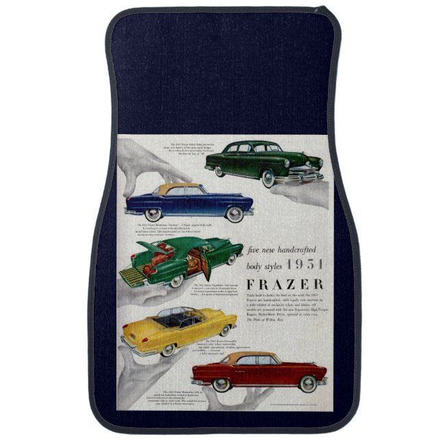 1951 Frazer automobile ad Car Mat (Front)