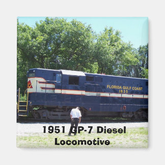 1951 GP-7 Diesel Locomotive Magnet