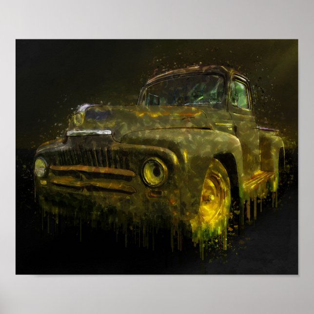 1951 International Pickup Poster (Front)