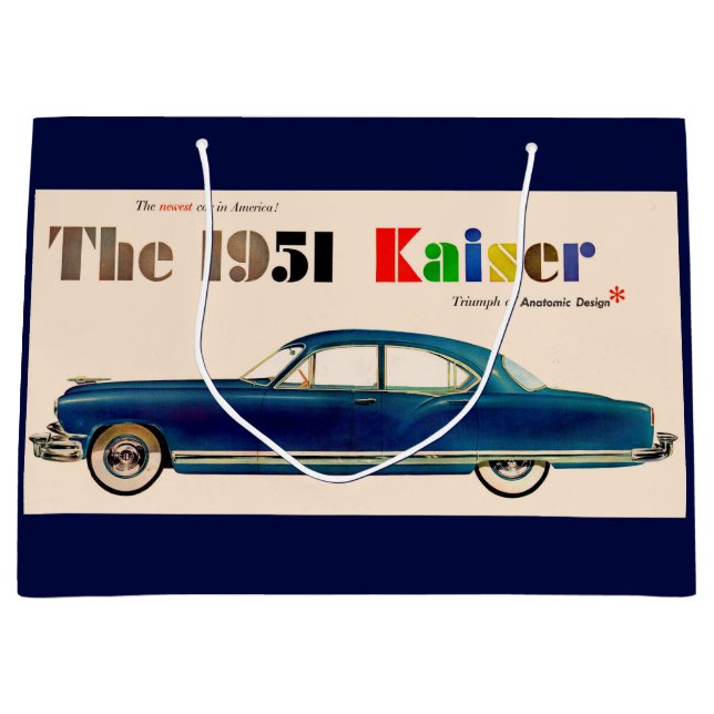 1951 Kaiser Large Gift Bag (Front)