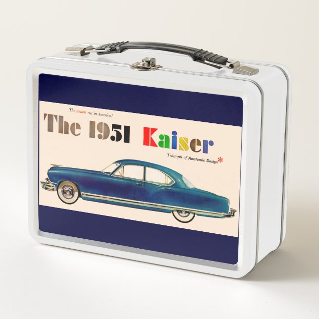 1951 Kaiser Metal Lunch Box (Front)