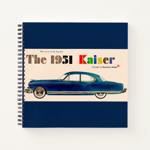 1951 Kaiser Notebook