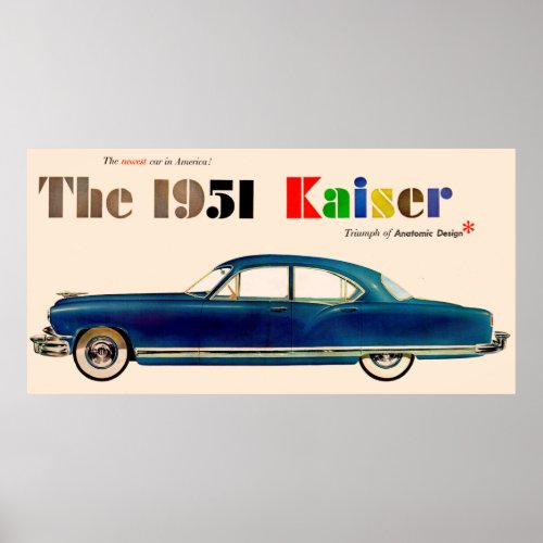 1951 Kaiser Poster