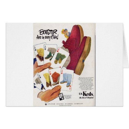 1951 Keds ad Cards (Front Horizontal)