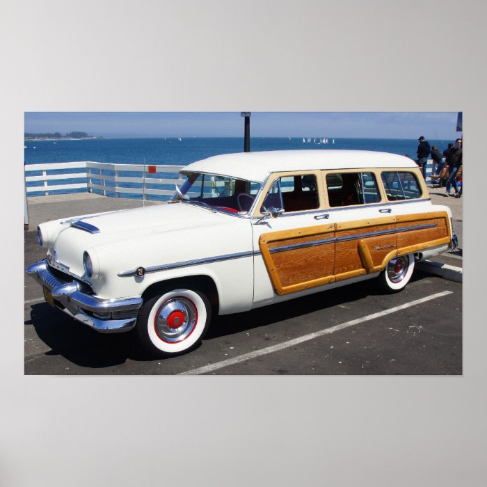 1951 Mercury Woody Print