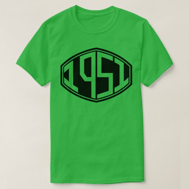 1951 Retro Hipster Birthday T-Shirt (Design Front)