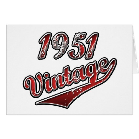 1951 Vintage Cards (Front Horizontal)