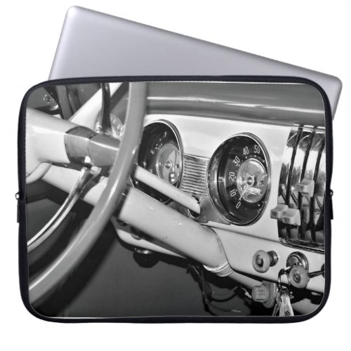 1952 Classic Car Dashboard Laptop Sleeve