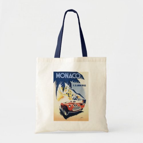 1952 Grand Prix of Monaco Tote Bag