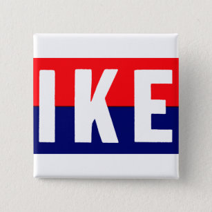 1952 Ike for President Pinback Button