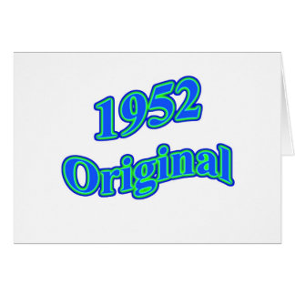 1952 Original Blue Green Cards