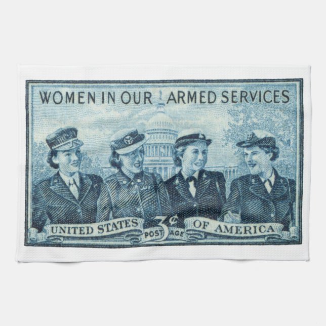 1952 Women in US Armed Services Towel (Horizontal)