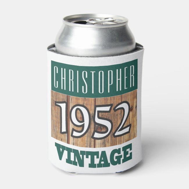 1952 Year of Birth Can Cooler