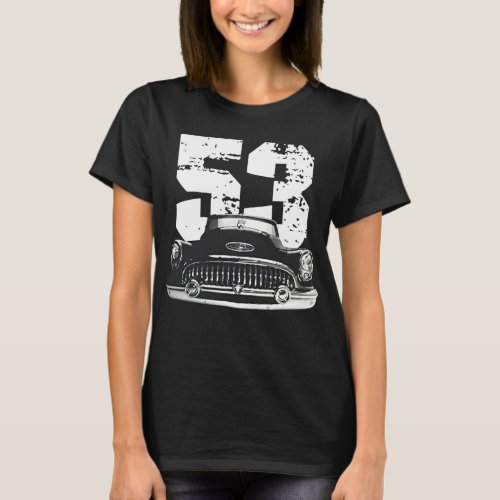 1953 Buick Special Front Grill View Silhouette  T_Shirt