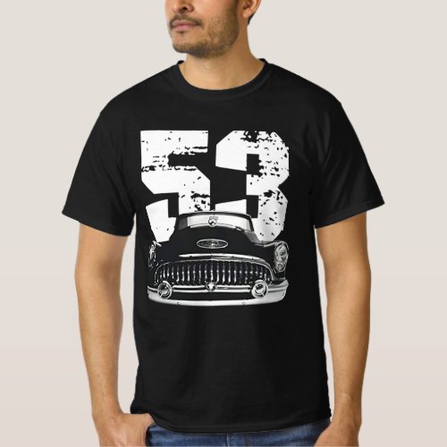 1953 Buick Special Front Grill View Silhouette  T_Shirt