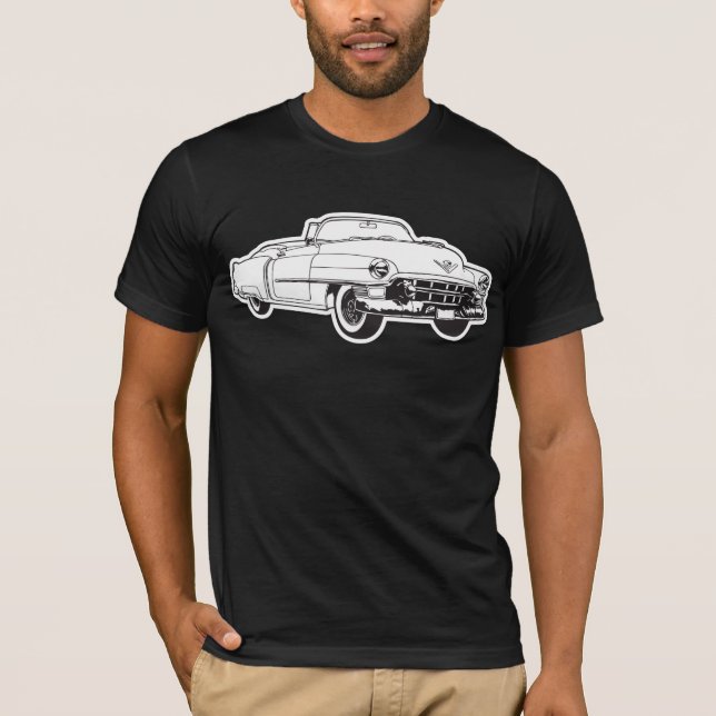 1953 Cadillac Series 62 convertible illustration T-Shirt (Front)