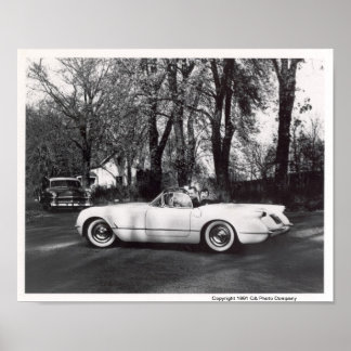 1953 Chevrolet Corvette Poster