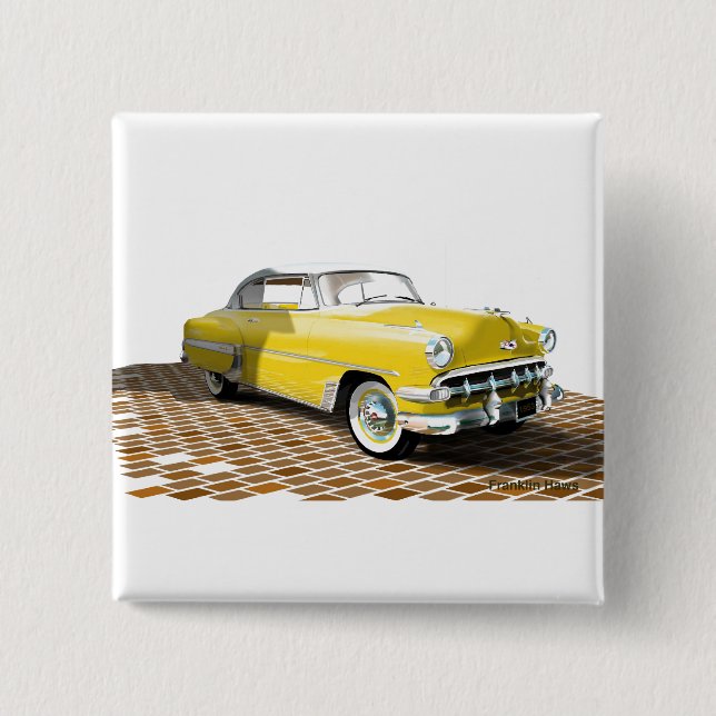 1953 Chevy Pinback Button (Front)