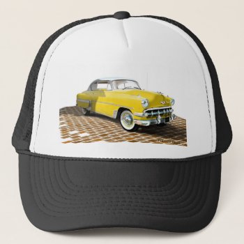 1953 Chevy Trucker Hat by buyfranklinsart at Zazzle