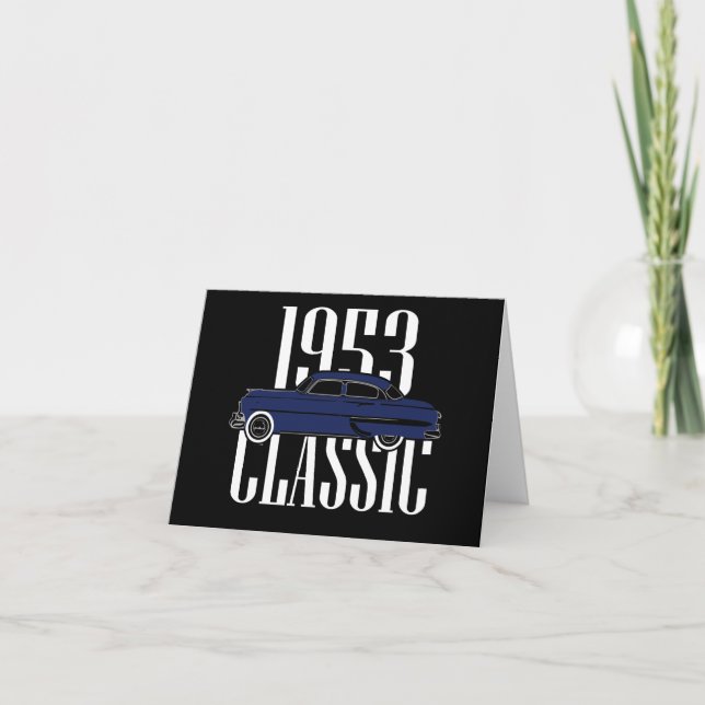 1953 Classic Car  Holiday Card (Front)