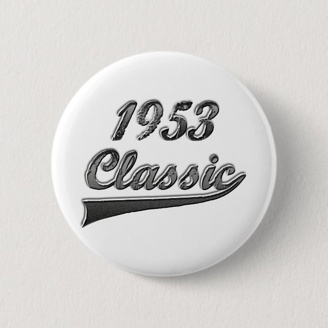 1953 Classic Pinback Button (Front)