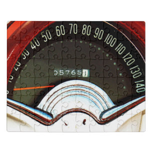 1953 Classic Sports Car Speedometer Jigsaw Puzzle