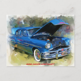 1953 Pontiac Chieftain Postcard