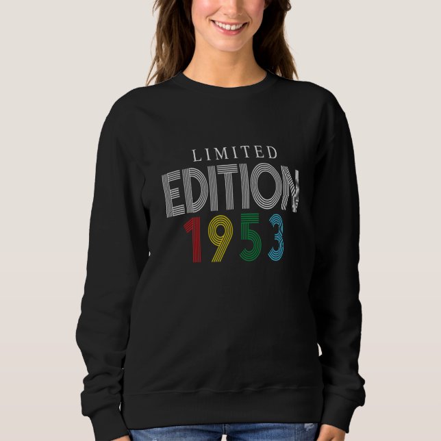 1953 Retro Birthday 1953 Vintage 1953 Sweatshirt (Front)