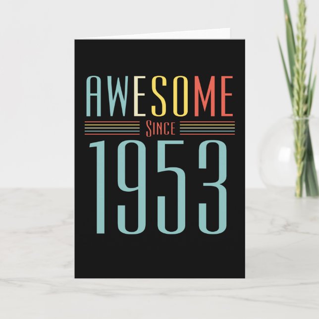 1953 Vintage Birthday Card (Front)