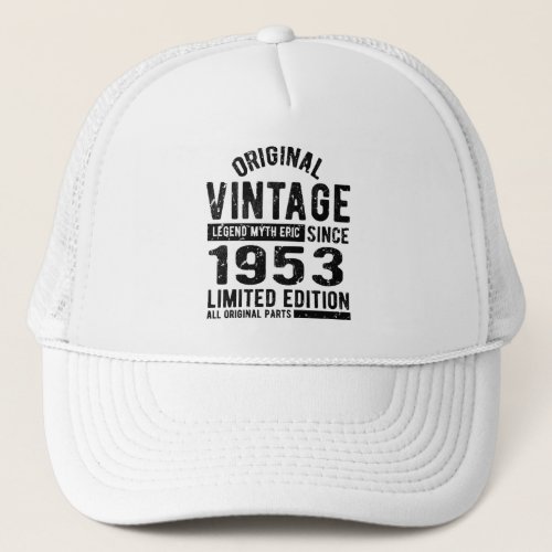 1953 Vintage Birthday Trucker Hat