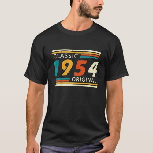 1954 Birthday Year Classic Original Retro Vintage T_Shirt