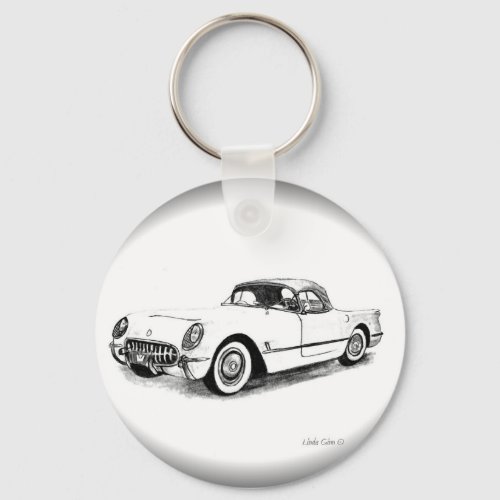 1954 Chevrolet Corvette Key chain