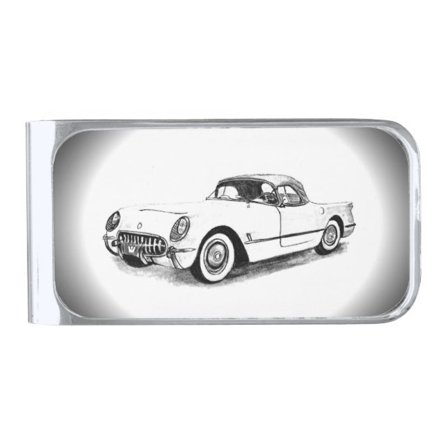 1954 Chevrolet Corvette Money Clip (Front)