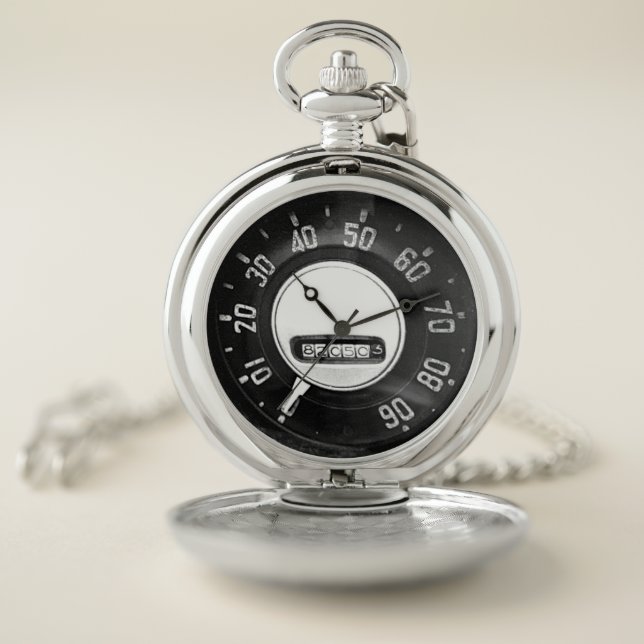 1954 Classic Pickup Truck Speedometer Pocket Watch (Inside)