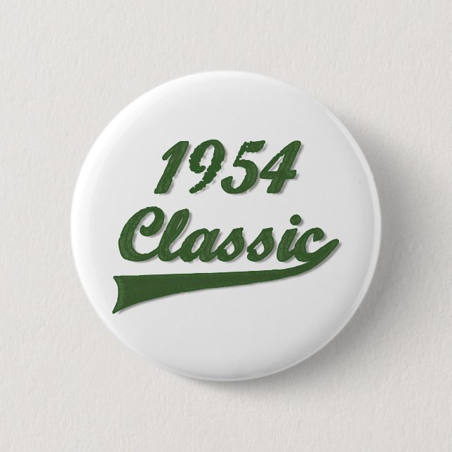 1954 Classic Pinback Button (Front)