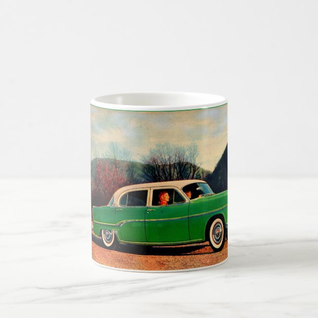 1954 Dodge Royal V8 in green Coffee Mug (Center)
