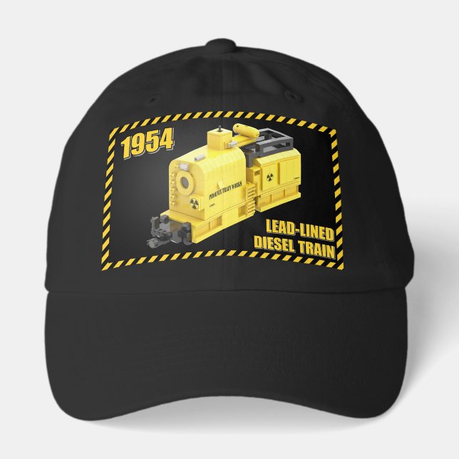 1954 Lead Lined Diesel Train Hat (Front)