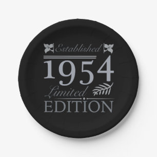 1954 Limited Edition 70 Years Old Paper Plates