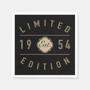 1954 Limited Edition 70th Birthday Napkins