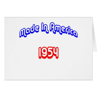 1954 Made In America Cards